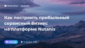 Как построить прибыльный сервисный бизнес на платформе Nutanix